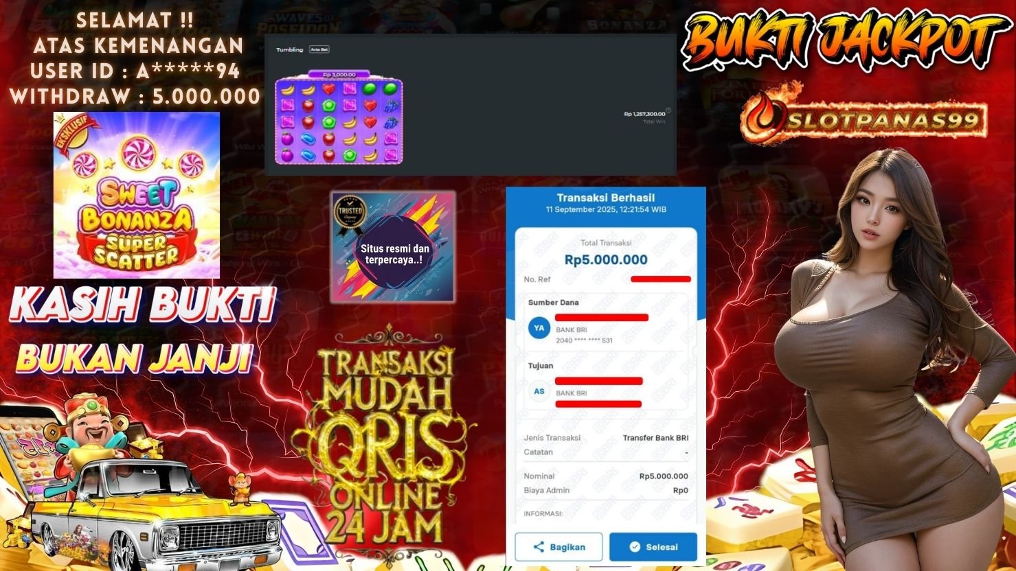 SLOTPANAS99 JACKPOT SLOT SWEET BONANZA SUPER SCATTER